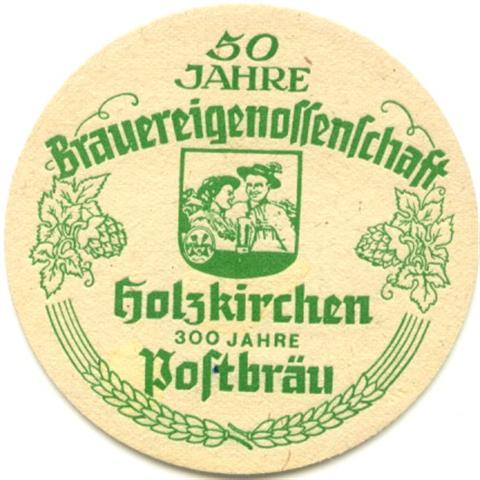 holzkirchen mb-by holzkirch rund 1a (215-50 jahre-grn) 